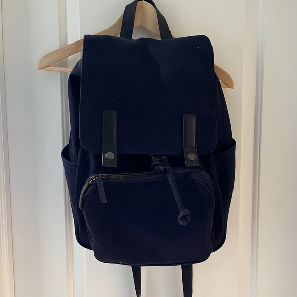 Everlane Midnight Blue Canvas Backpack - Picture 1 of 1